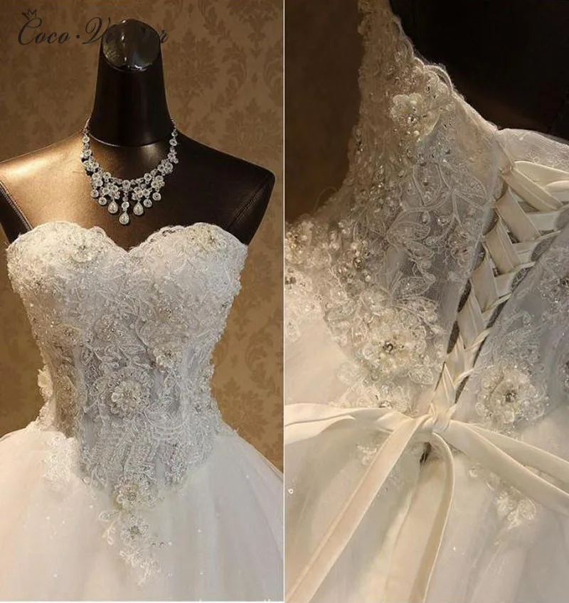 Модное роскошное свадебное платье vestido de noiva кружевное свадебное платье больших размеров Свадебные платья для невесты casamento WX0093