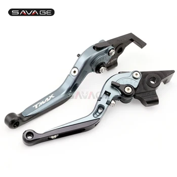 

Front Rear Brake Lever For YAMAHA XP 500/530 T-MAX 2008-2017 Titanium Motorcycle Adjustabale Folding Extendable logo TMAX