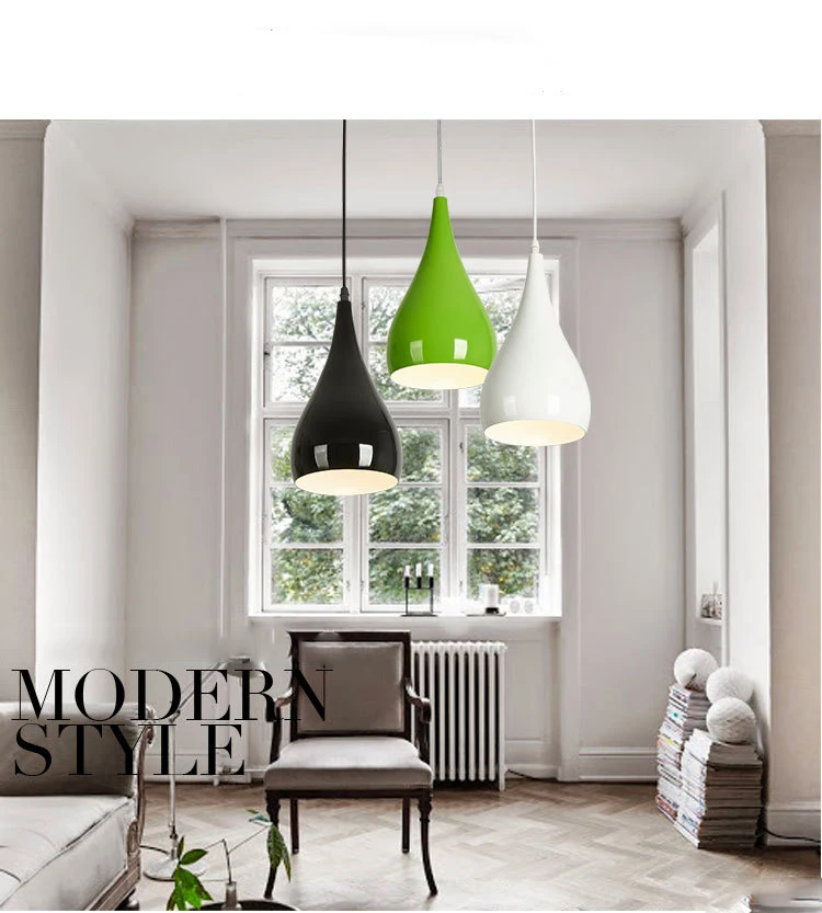 Sala de Jantar Restaurante Moderno Casa Lustre Lâmpada Pendurada Criativo Bar Loja Cozinha Pedante Luz Nordic Iluminação Teto Decoração 9 Cheap Luzes de pendentes
