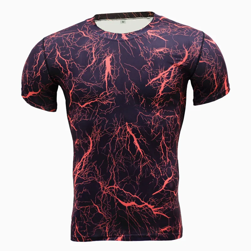 ZYMFOX Martial Arts Shirts male MMA Fight Tees spandex T Shirt Training Accessories Punching Boxing  Wushu Kung fu Sportwear Gym (2) - 