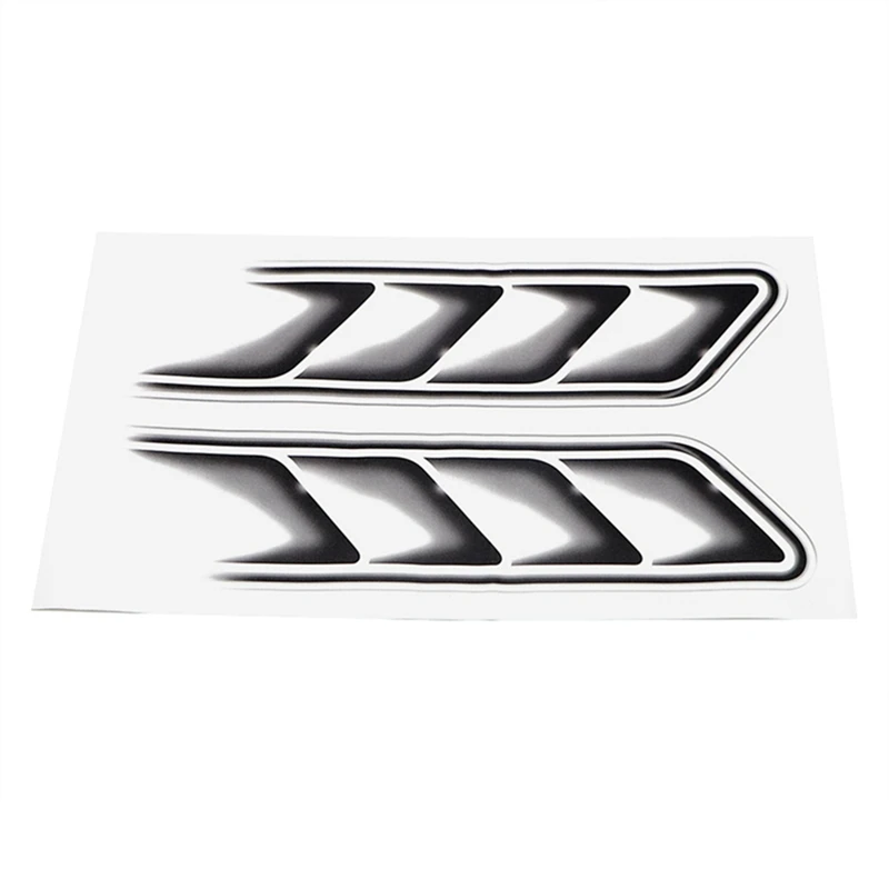 

2pcs/Set 3D Shark Gills Car Stickers and Decals Auto Sticker Car Vent Air Flow Decor Car- styling Waterproof 37*21cm
