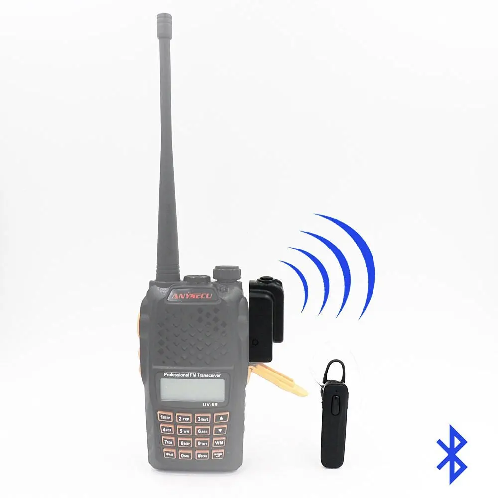 Bluetooth беспроводная гарнитура наушник для KENWOOD TYT HYT BAOFENG UV82 UV5R 2 способ радио Ham трансивер рация