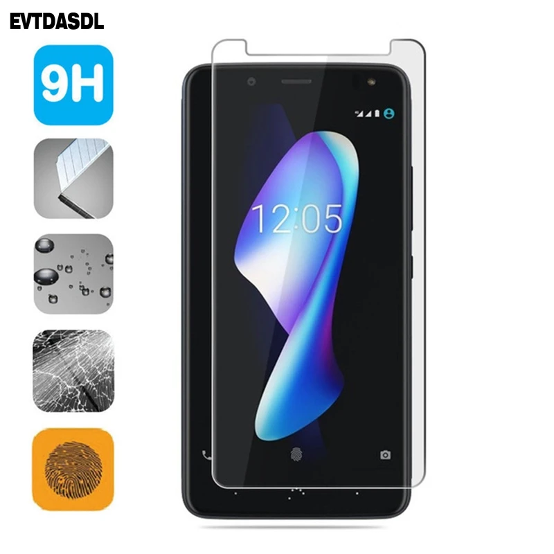 EVTDASDL Tempered Glass for BQ Aquaris V Plus Screen Protector 2.5D 9H On Phone Protective Film | Мобильные телефоны и