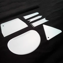 Пластиковый набор для торта, скребок для масла, Классические инструменты для помадки на торт, инструменты для украшения, многофункциональное лезвие