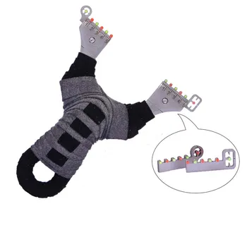 

Stainless steel Slingshot For Hunting Catapult Flat rubber Band Outdoor Shooting Powerful Handheld Bow New 2018