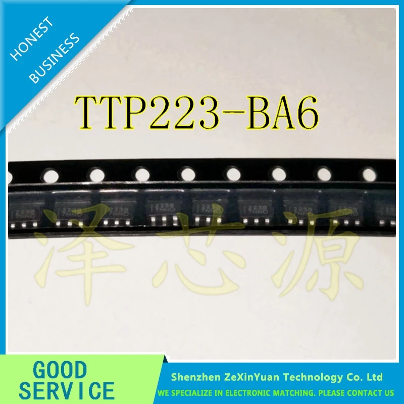 200 шт./лот TTP223-BA6 TTP223 BA6 Speed Touch IC chip Screen 223B SOT23-6 | Электроника