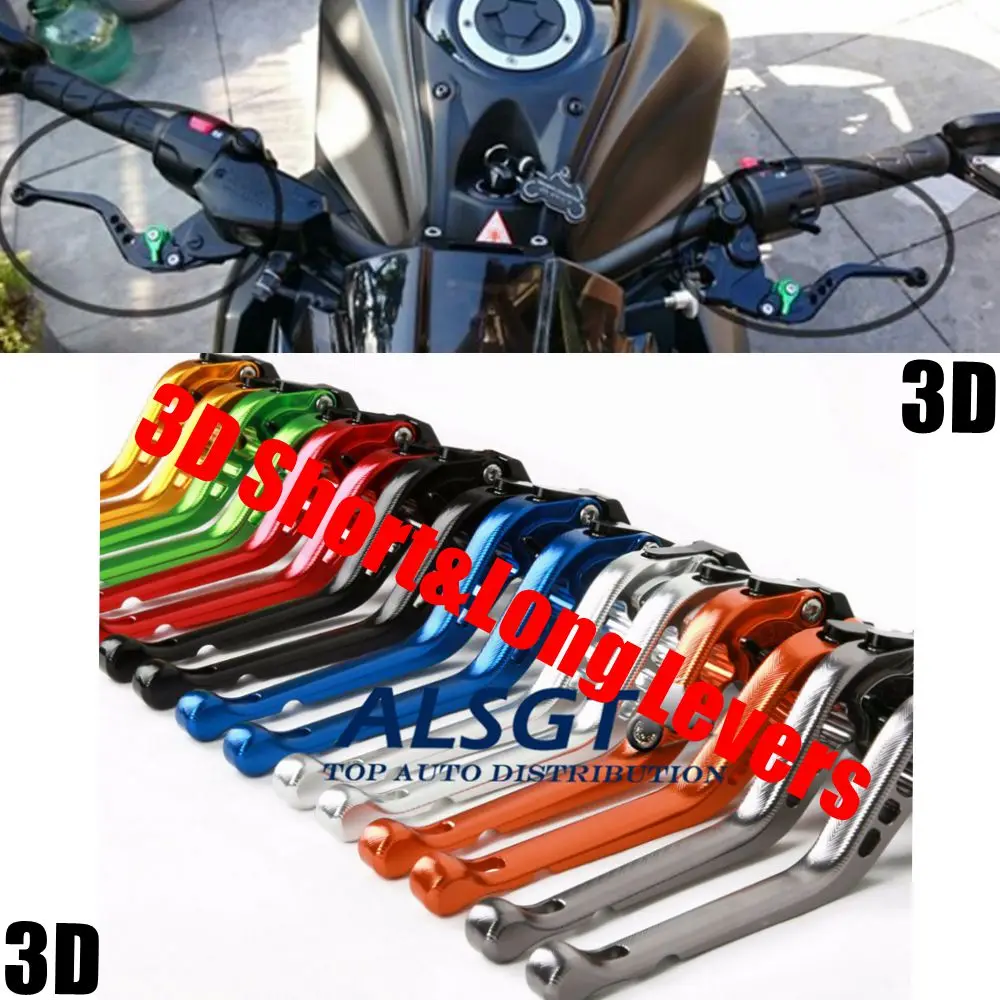 Для KTM 950 SM/супермото 2007 Алюминий Регулируемый ЧПУ мотобайк 3D длинные/Короткие Рычаги сцепления Тормозные ручки 8 цветов пара