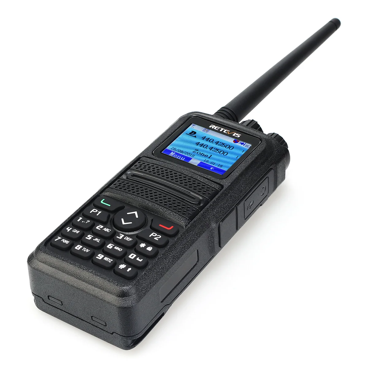 RETEVIS RT84 DMR Двухдиапазонная рация 5 Вт VHF UHF DMR VFO цифровой/аналоговый зашифрованный двухсторонний радиоприемник приемопередатчика Amador