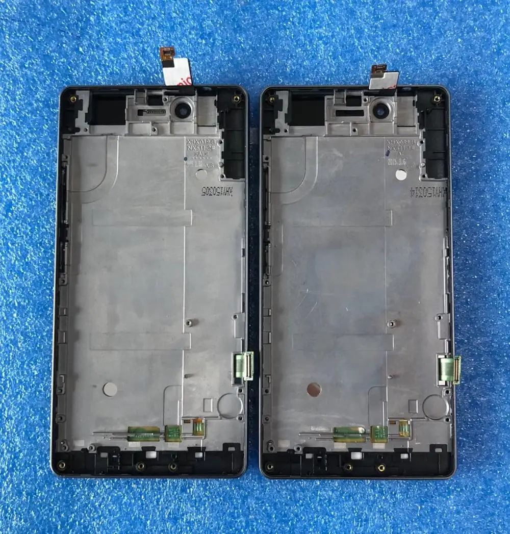 Для zte nubia z9 mini NX511J Axisinternational ЖК-дисплей+ сенсорный дигитайзер с рамкой для nubia z9 mini NX511j ЖК-рамка