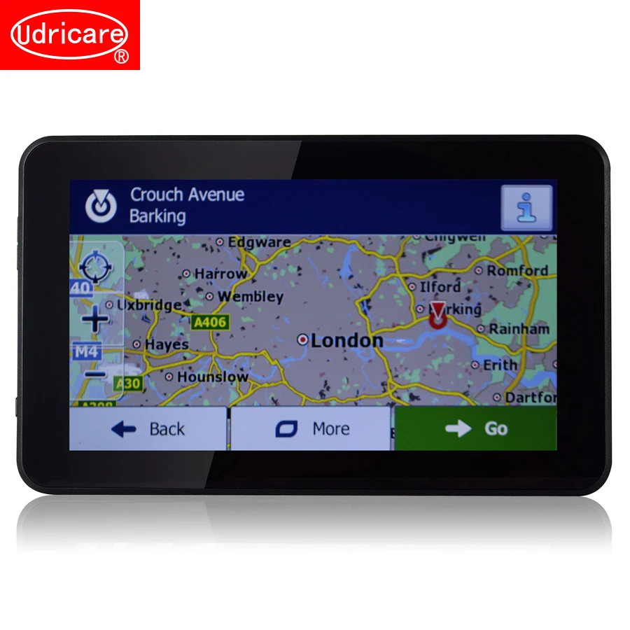 

Udricare 7 inch GPS Navigation Android Car Truck 16GB Allwinner A33 Quad-core WiFi Internet Music Player Google Play Store GPS