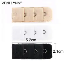VENI LYNN, 3 шт., женское нижнее белье, пряжки, регулировка бюстгальтера, расширение, женский ремень, удлинители, застежки, мягкий пояс, удлинение, 3 ряда, 1 крючок