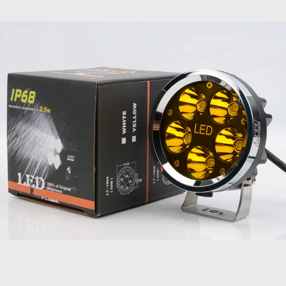 3000K 4x4 off road led Work lights Mini 4inch High Power Super Bright Night Lights For SUV ATV CAR TRUCK Bumper Roof led Driving light - Цвет: 3000K