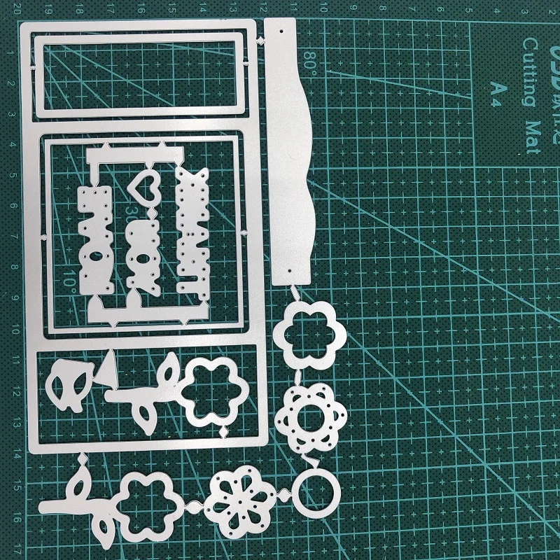 5 видов ящик для цветов металлическая резка штампы DIY Скрапбукинг Украшение для альбома Тиснение Ручной Работы Бумажные Карты
