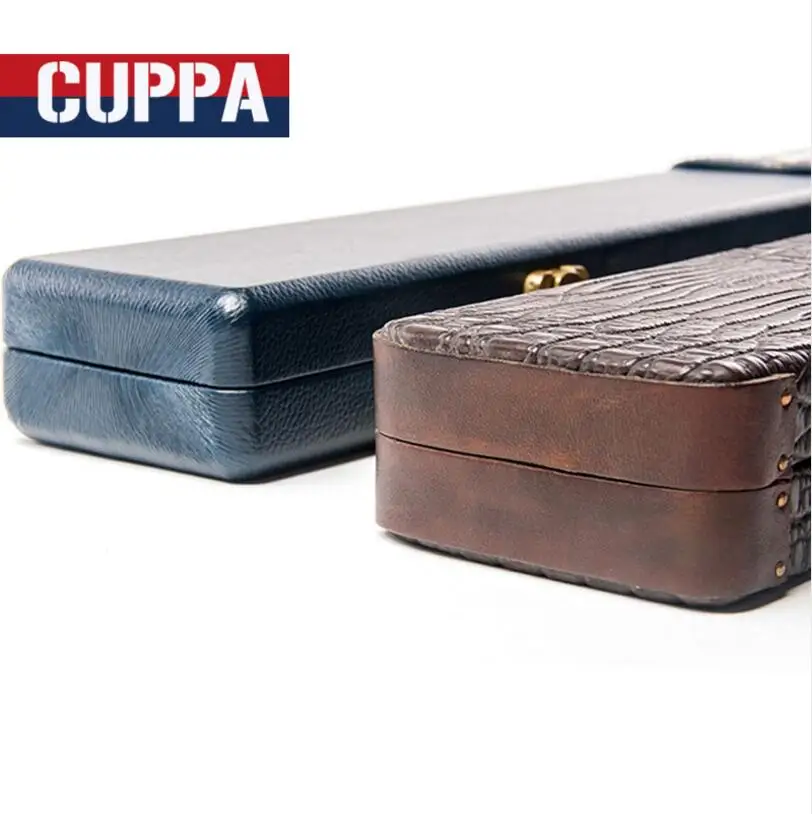 Новое поступление Cuppa 3/4, чехол для снукера, палка для бассейна, портативный чехол, синий, коричневый цвета, два варианта, аксессуары для бильярда, Китай