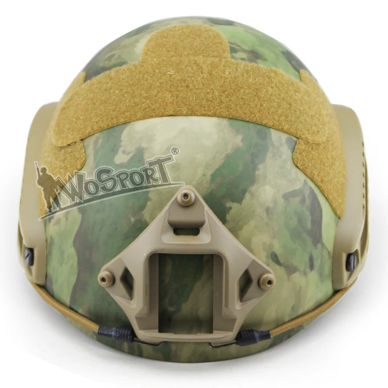 WoSporT Camouflage Military Tactical FAST Helmets Protective Airsoft