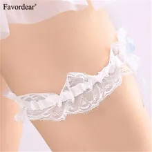 Favordear, свадебные аксессуары, подвязки, платье невесты, голубое кружево, свадебная подвязка, стразы, атлас, бант для невесты