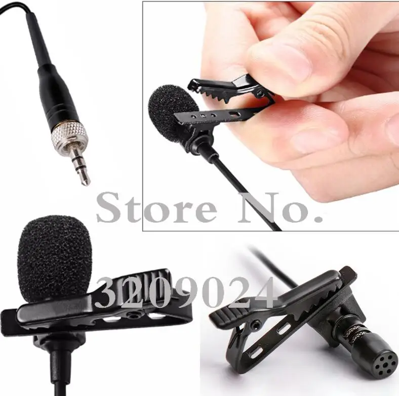 stell-3 Pro Lavalier лацкан Стерео конденсаторный микрофон для Sennheiser беспроводной нательный передатчик 3,5 мм запираемый - Цвет: stell-3