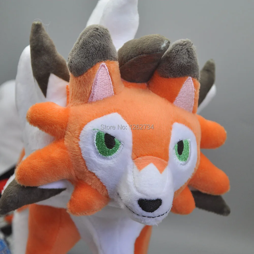 Lycanroc Dusk Form Rock-10inchT 12inch L-195g-34-F