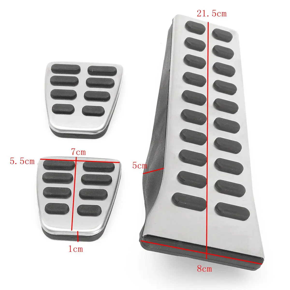 MT AT Car Accelerator Gas Fuel Brake Clutch Foot Pedal Cover For KIA Sportage QL 2016 2017 for Hyundai Sonata Fe