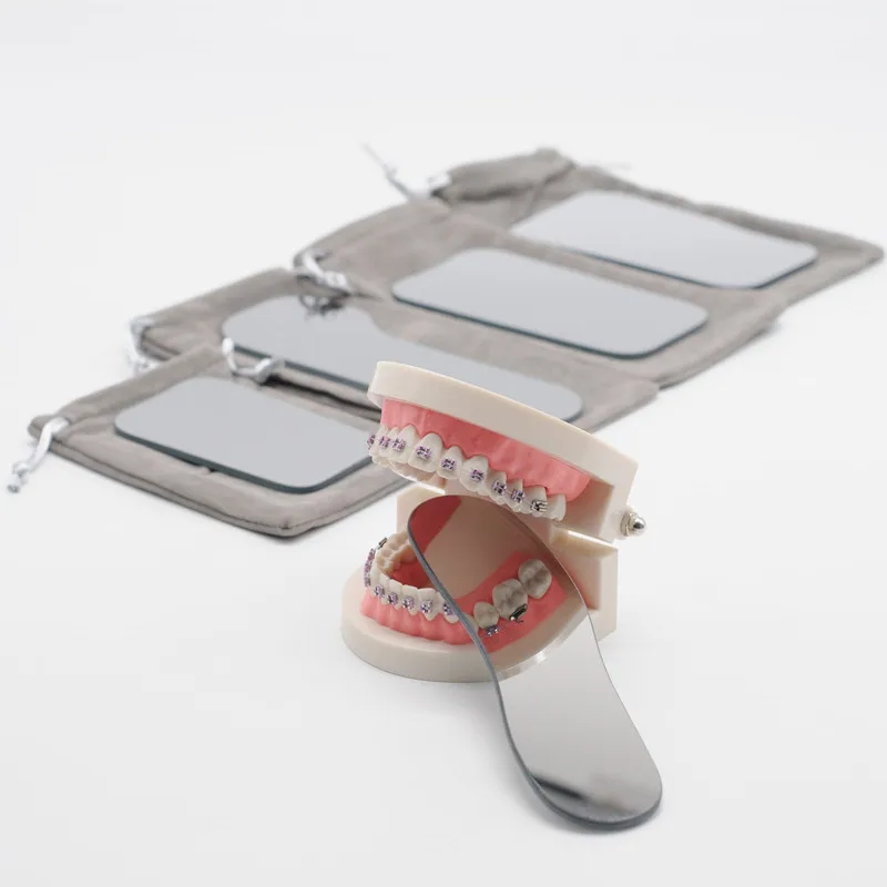 

1Sets/5Pcs Photographic Double Sided Mirror Reflector Light Weight Glass For Dental Lab Equiment