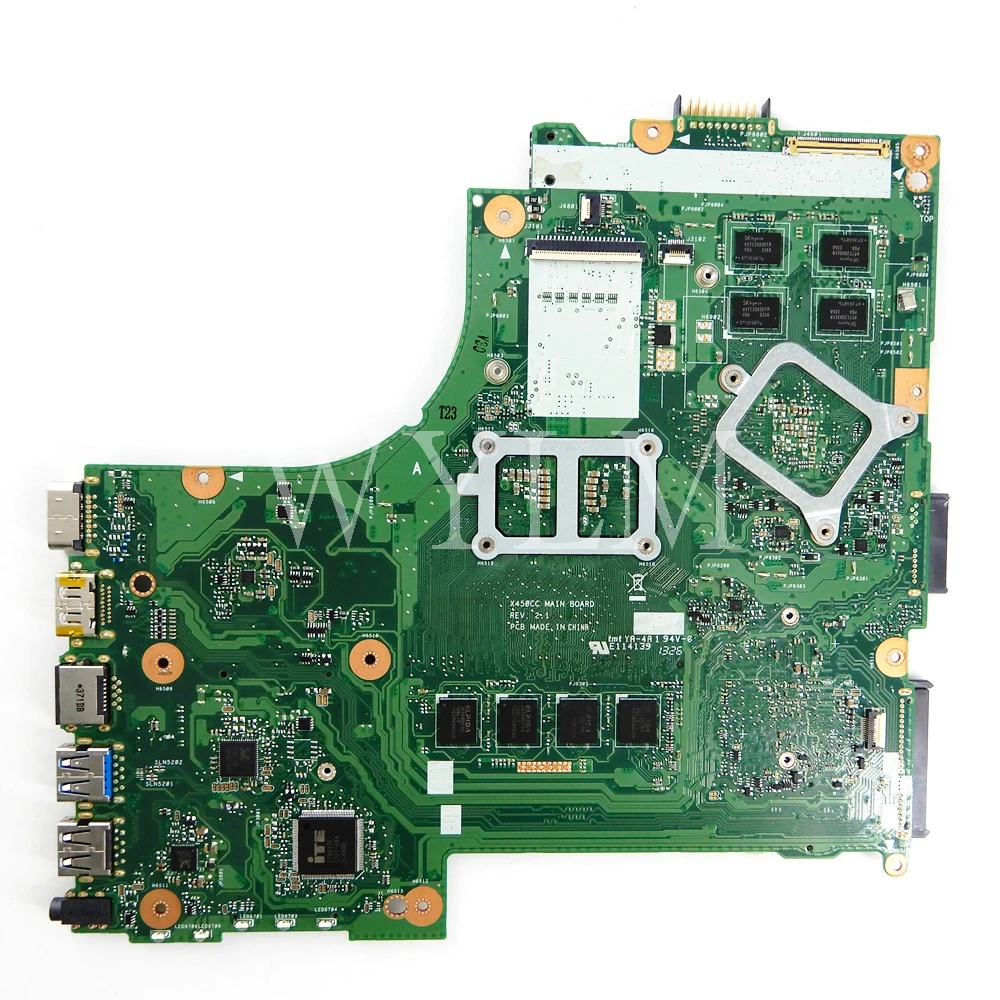 X450CC اللوحة 2 GB RAM 2117CPU GT720M/2G اللوحة REV2.1 ل ASUS X450CC X450C Y481C X450 اللوحة المحمول اختبار