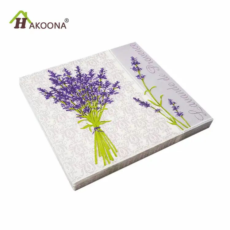 20 x Paper Napkins Decoupage Party Lunch Table Lavender 60