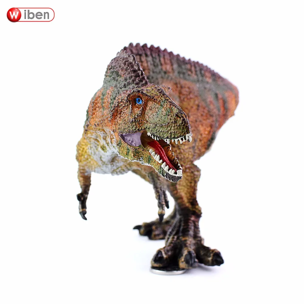 Wiben Юрского периода Acrocanthosaurus пластиковая игрушка динозавр фигурки животных Модель Коллекция ручная роспись сувенир подарок