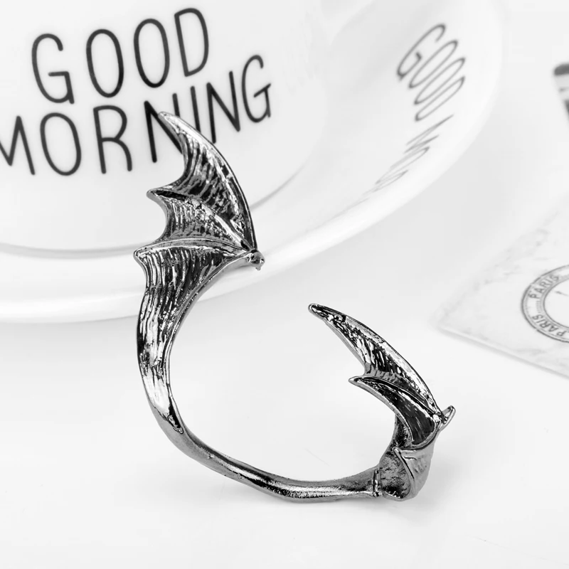 

dongsheng 2019 Fashion Women's Earring Game of Thrones Earrings Bangle Drop Pendant Gothic Dragon Ear Cuff for Girl Gift