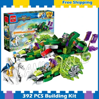 

392pcs The War Human VS Elves Tiger's Mobile Command Ancient Wolf Druid Model Building Blocks Games sets Compatible with Lago