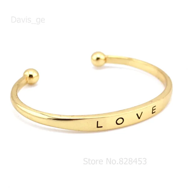 5 Minimum Fashion Gold Tone Love Words Cuff Bracelet 2 4 Bangle Rdr 5 Minimum Fashion Gold Tone Love Words Cuff Bracelet 2 4 Bangle Rdr Whole