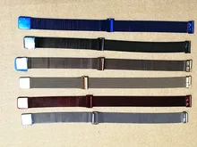 Correa de repuesto de acero inoxidable milanesa para Fitbit, pulsera inteligente de Alta calidad, 16MM, 1 Uds.
