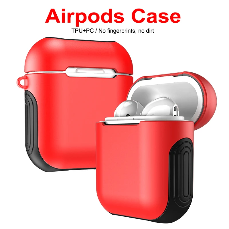 Мягкий силиконовый чехол для Apple AirPods бампер беспроводной наушников Air
