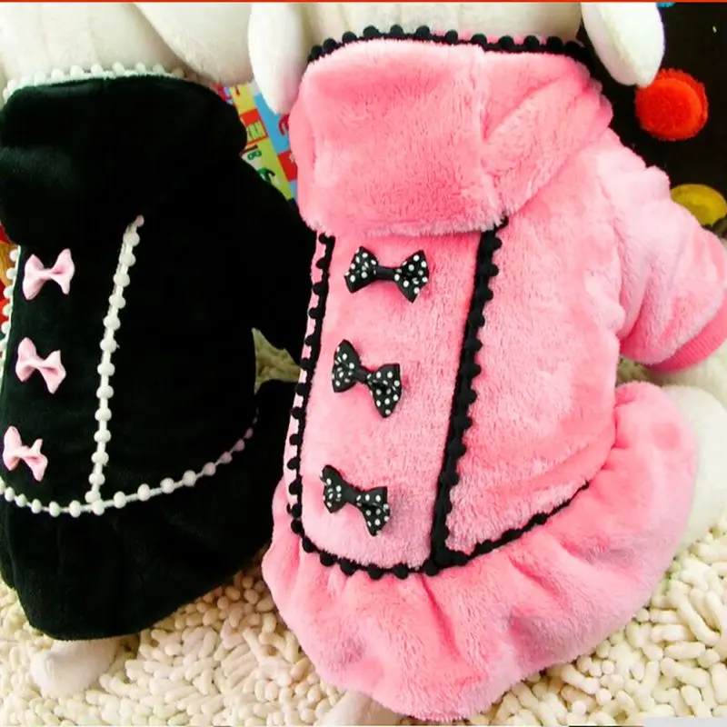 

Pet Dog Clothes Cute Lovely Red Black Color Dog Dress Small Dog Clothes Puppy Dot Skirts XXS-L Clothes