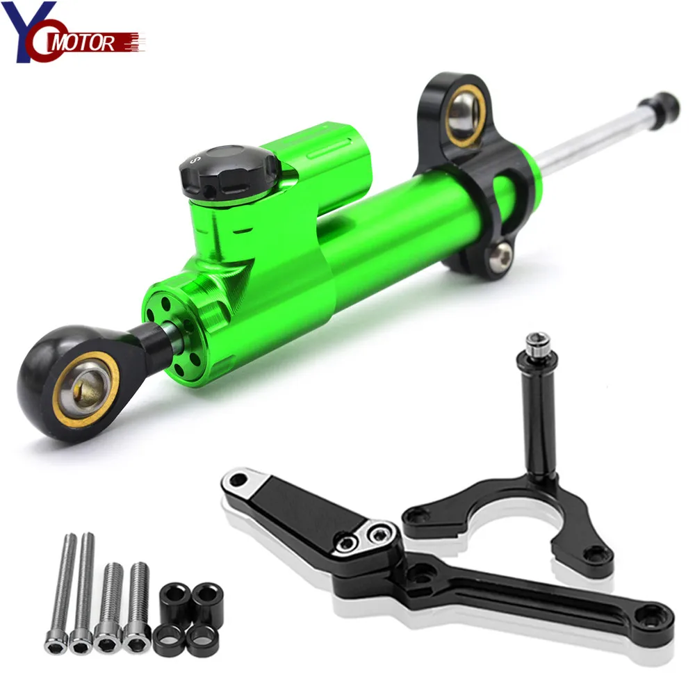 

FOR KAWASAKI z900 2017-2018 z 900 CNC aluminum Damper Steering Stabilize Safety Control Bracket Mount kit Motorbike Motorcycle