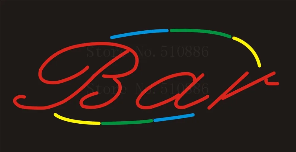 

NEON SIGN For Bar Beer Wine Real GLASS Tube BAR PUB Restaurant Signboard store display Decorate Store Shop Light Signs 17*14