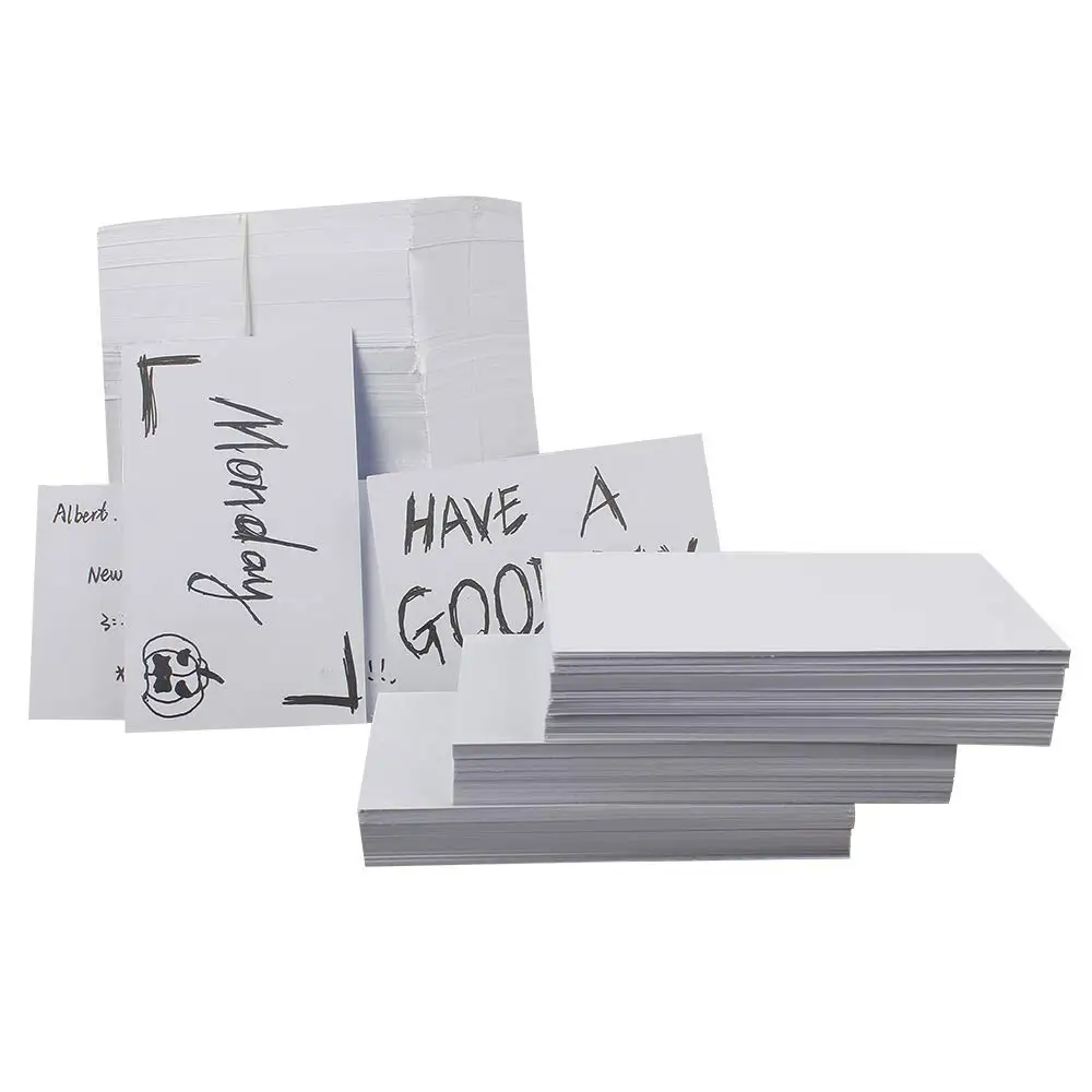 

Blank Business Cards Paper 1000-Count White Index Cards Message Cards Name Cards