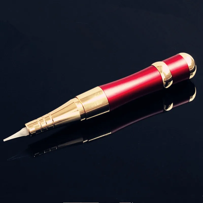 New Import Motor Permanent Makeup Eyebrow Rotary Tattoo Machine Electric Microblading Pen Kit For 3D Eyebrow Lip Eyeliner - Цвет: Красный