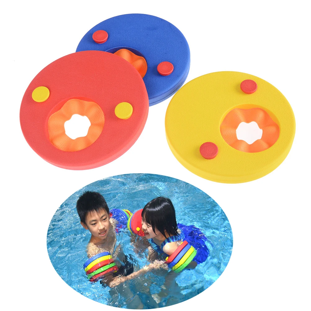 Swimming Ring Kid Swim Swimmer Discs EVA Foam Arm Bands Armbands Float For Swimming Swimming Float For Kids Children