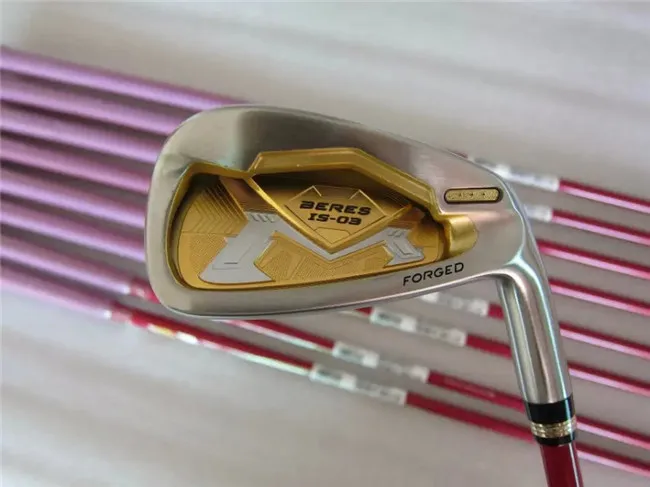 

Brand New 9PCS Women 3 Star Honma IS-03 Iron Set Women Honma Golf Clubs 5-11AwSw L Flex Graphite Shaft With Head Cover