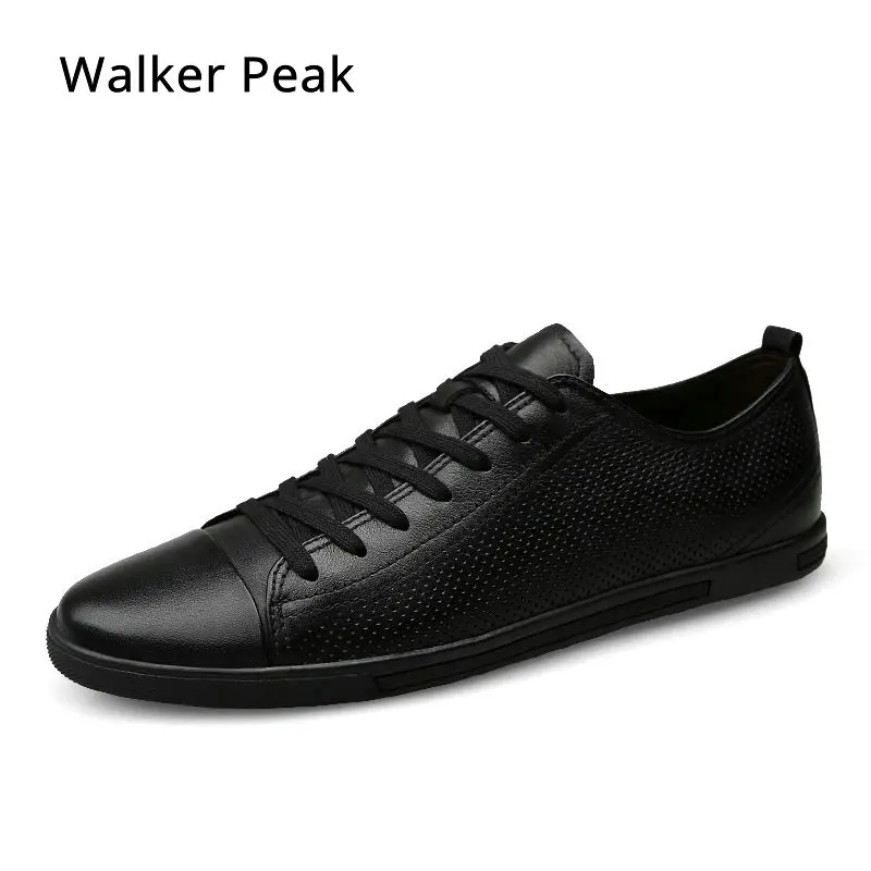 Genuine Leather Men Casual Shoes, Luxury Brand designer Flats Lace up Black Shoes for Mens Loafers Driving Shoes Big size 36-46 Genuine Leather Men Casual Shoes, Luxury Brand designer Flats Lace up Black Shoes for Mens Loafers Driving Shoes Big size 36-46