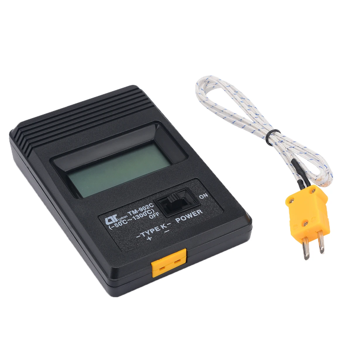 

TM-902C K Type Digital Display Thermometer Meter Single Input + Thermocouple Probe Temperature Range -50 - 300 Degree Celsius