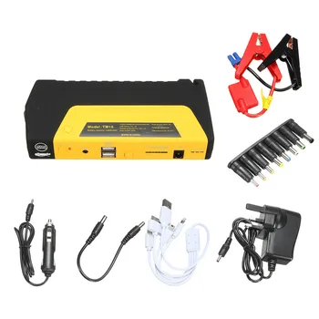 

50800mAh LED Dual USB Car Jump Starter Booster Portable Power Bank Backup Charger Power Supply