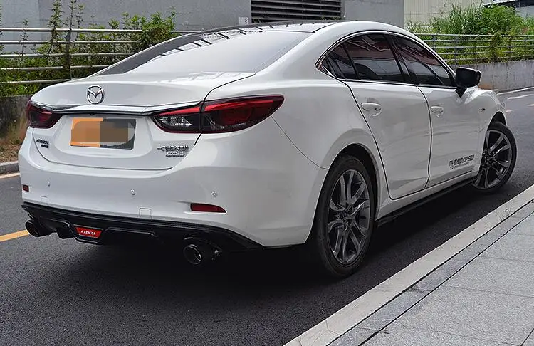 Для Mazda 6 Atenza ABS задний бампер диффузор защитные бамперы BTYS для- Atenza обвес бампер задний губы задний спойлер