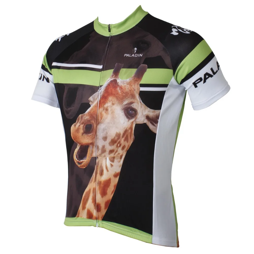 

PALADIN " Giraffe " Mens Short Sleeve Cycling Jersey Bike Shirt Cycling Clothing