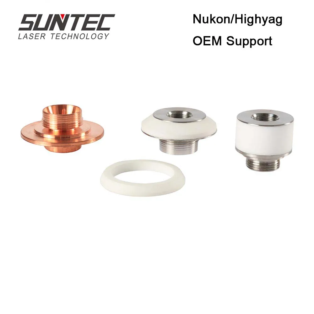 

Suntec highyag/nukon laser ceramic ring for highyag/nukon laser cutting machines factory wholesales professional 20pcs/lot
