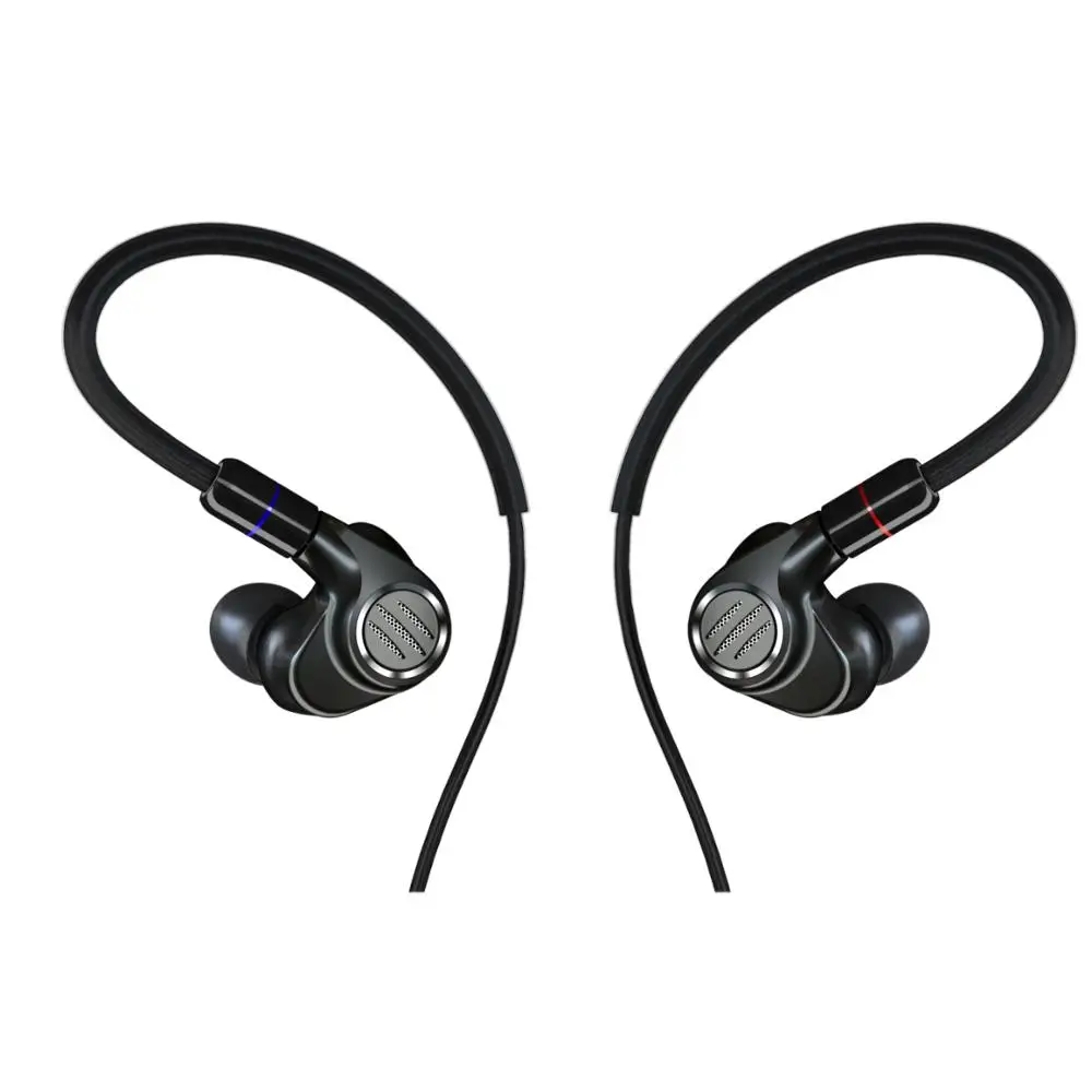 BGVP DMS DD+ 6BA Гибридный Драйвер в ухо наушники HiFi монитор IEM металлические аудиофильские наушники