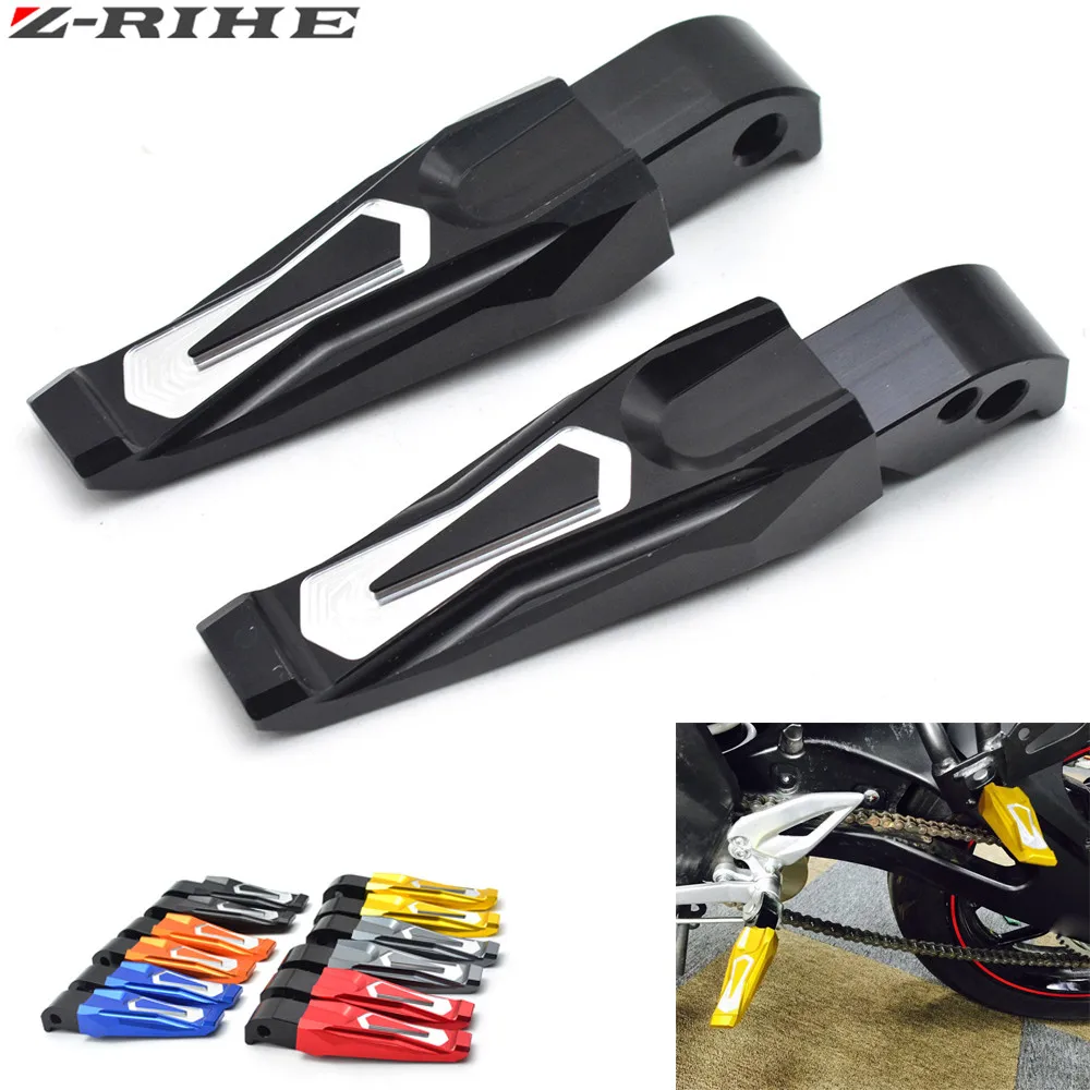 2016 New Motorcycle Accessories CNC Aluminum Rear Passenger Foot Pegs Pedals Footrests For Yamaha MT-09 MT 09 MT09 | Автомобили и