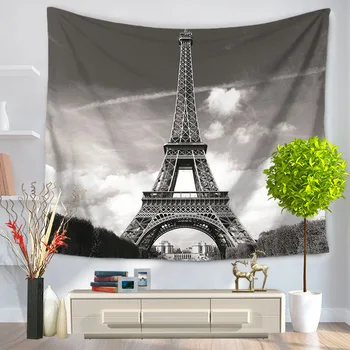 

CAMMITEVER 6 Style Paris Eiffel Tower Tapestry Hippie Wall Hanging Tapestries Beach Throw Towel France Bed Sheet Home Decor