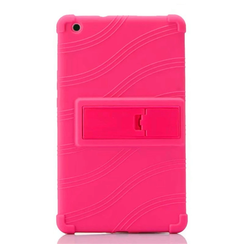 Мягкий силиконовый чехол-подставка для Xiao mi Pad 4 Plus 10,1, защитный чехол для mi Pad 4 Pad4 Plus 10,1 дюймов+ пленка+ ручка - Цвет: rose