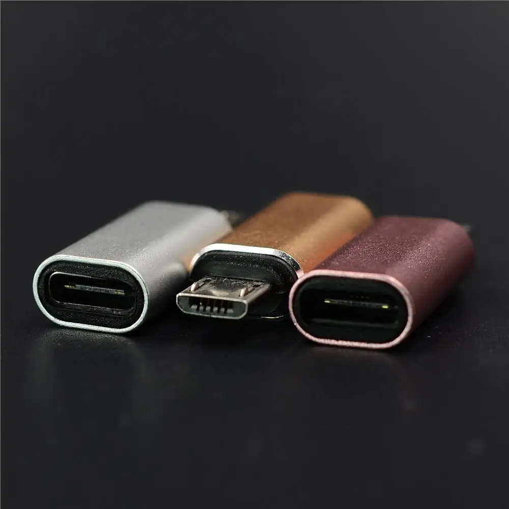 

Metal Type-C Female to Micro USB Male Adapter, for MicroUSB Male to Type-C Female Adapter